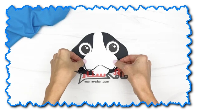 how to make a paper dog puppet