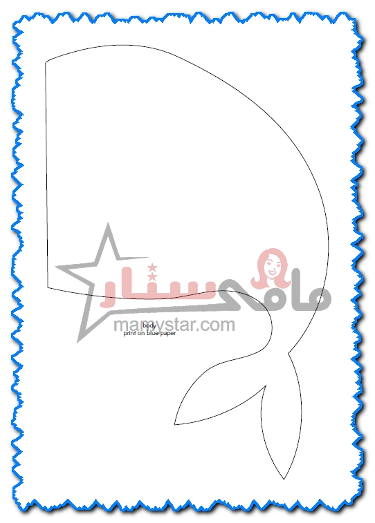 whale puppet template