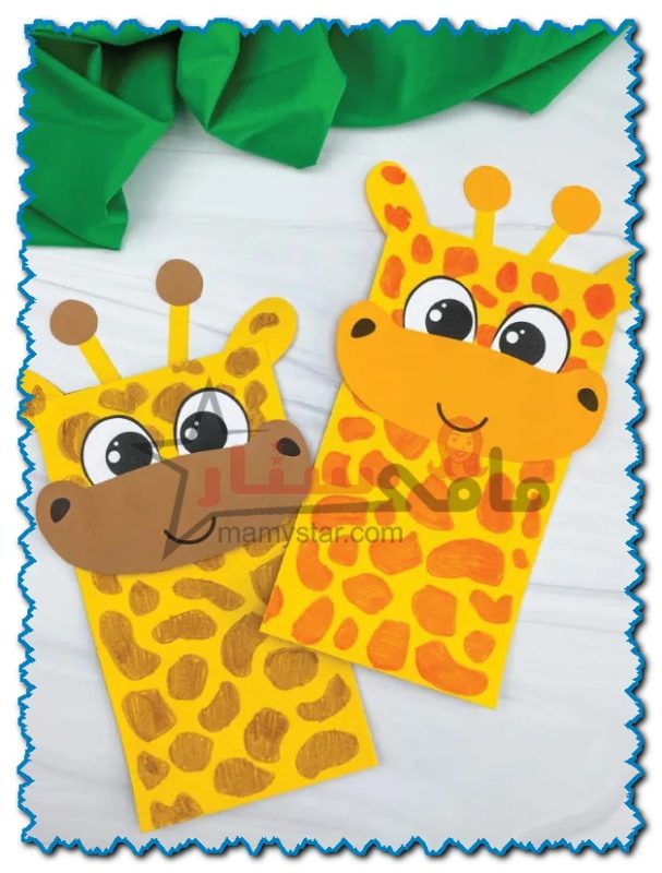 giraffe puppet craft