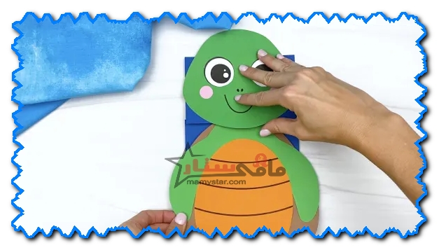 turtle paper puppet