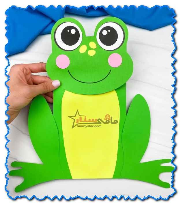 frog paper puppet