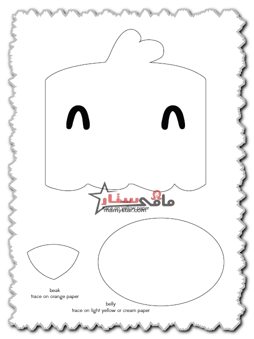 chick craft template