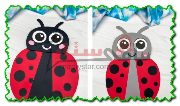 how to make a ladybug out of paper