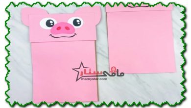 how to make a paper pig puppet