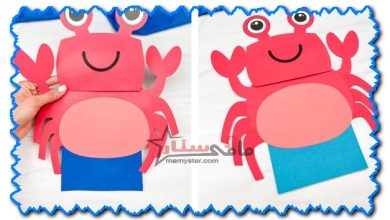 how to make a paper crab puppet