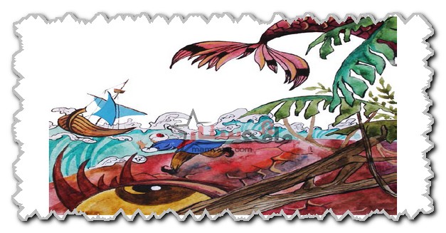 قصة السندباد البحري والحوت