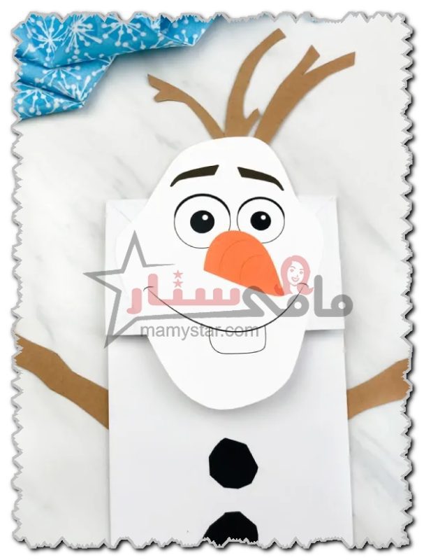 How do you make a frozen Olaf snowman?