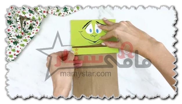 how to make a grinch out of paper