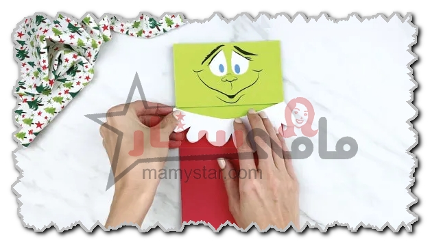 how to make a grinch paper