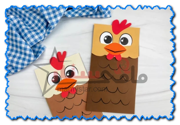كيفية صنع دجاجة من الورق