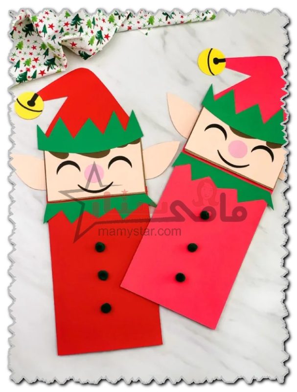 how to make an elf craft out of paper 