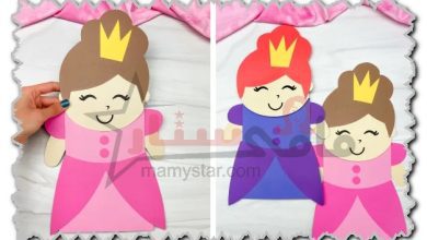 how to make a princess out of paper