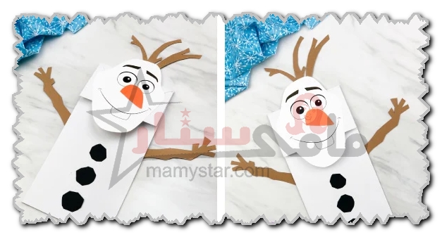 how to make olaf out of paper