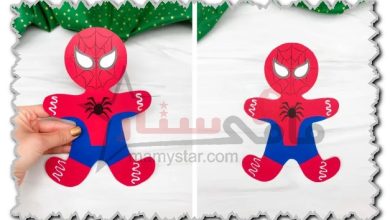 how to make spiderman gingerbread man out of paper