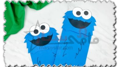 how to make cookie monster out of paper