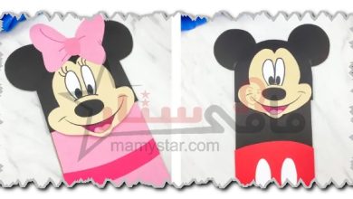 how to make mickey mouse out of paper