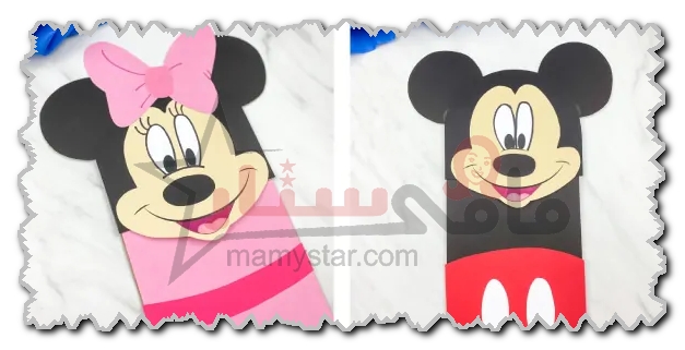how to make mickey mouse out of paper