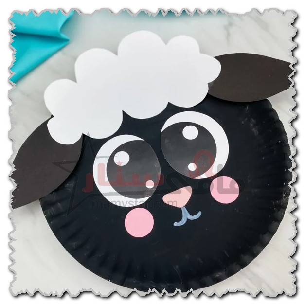 paper plate sheep craft for preschoolers