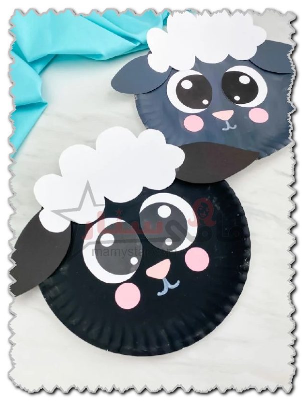 paper plate crafts sheep