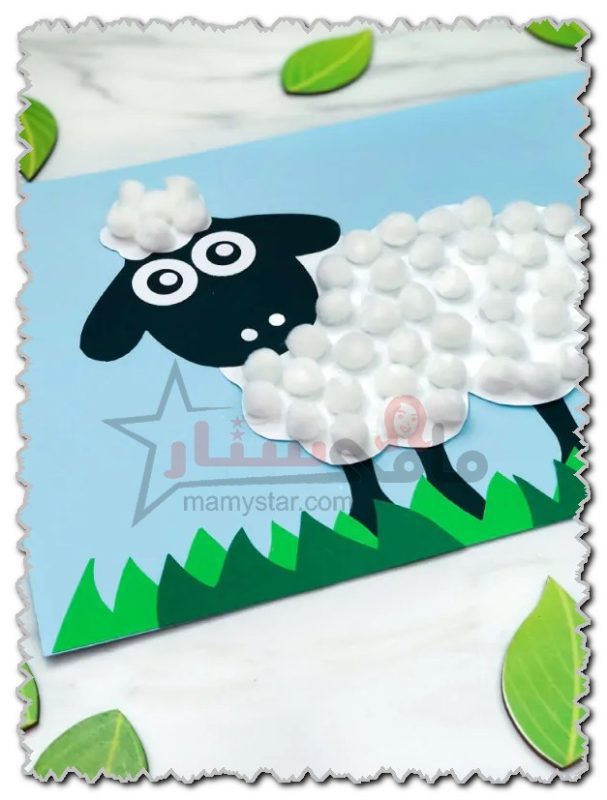 How do you make a sheep out of cotton?