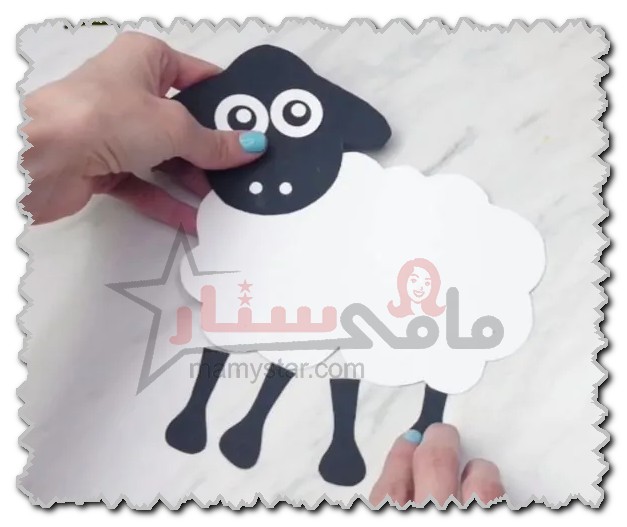 How to make a sheep out of cotton