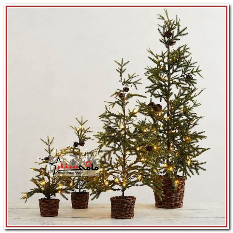 small artificial christmas trees