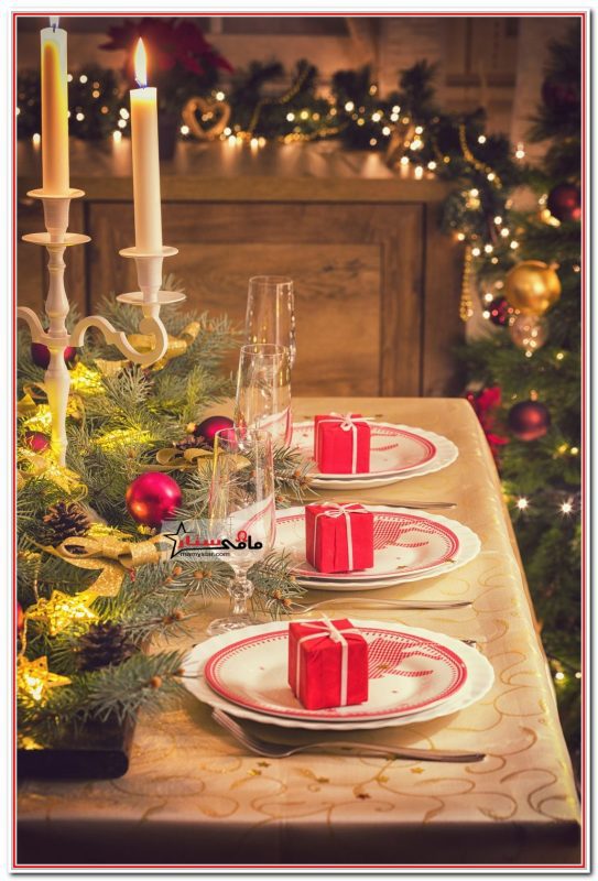 christmas dinner table decoration ideas