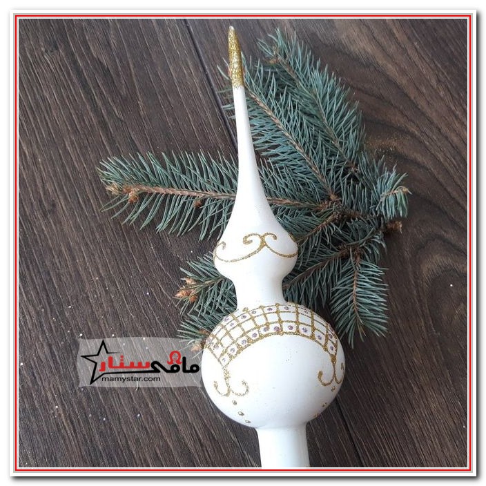 white christmas tree ornaments