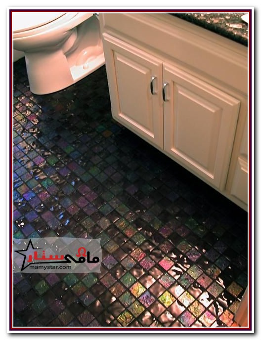 mosaic floor tile bathroom