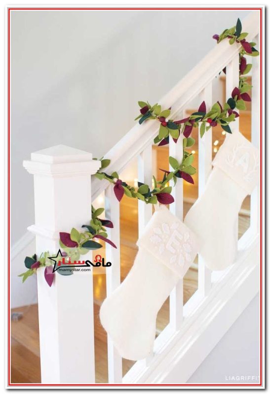 christmas decorating ideas for stair railings