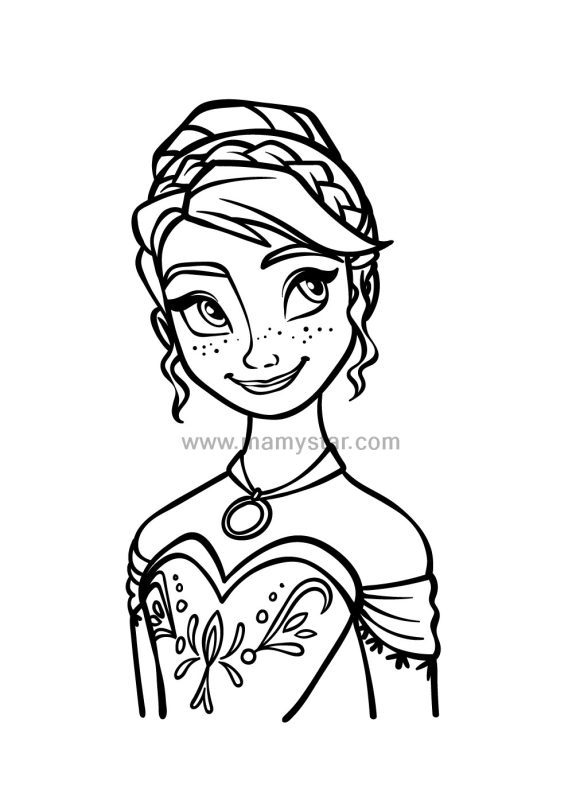 anna coloring pages frozen 2