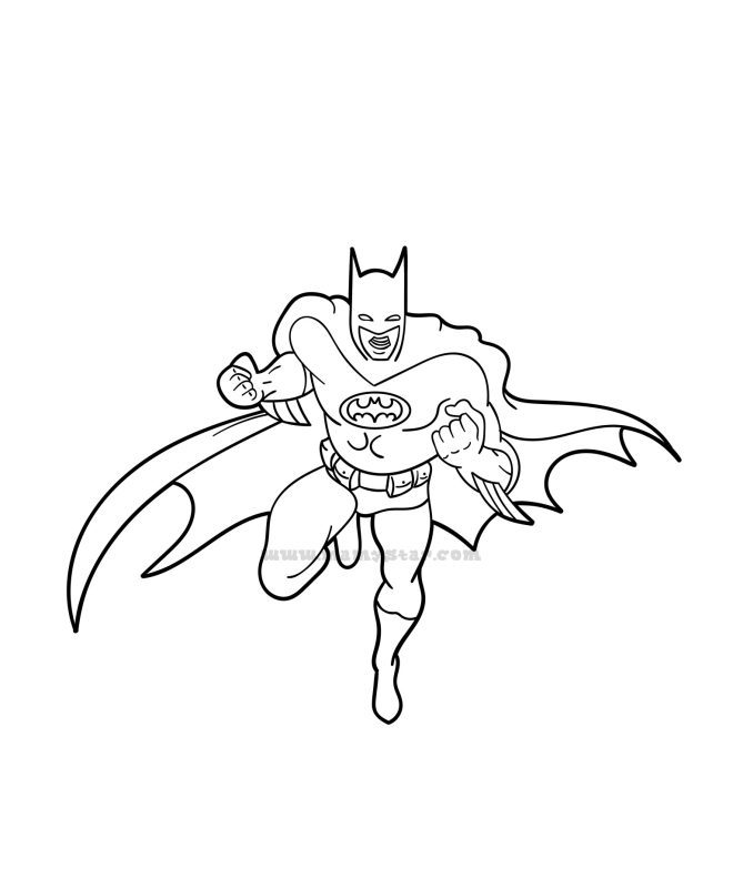 batman coloring sheet