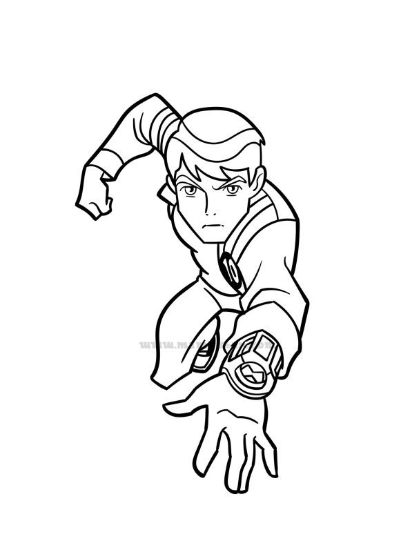 ben 10 printable coloring pages