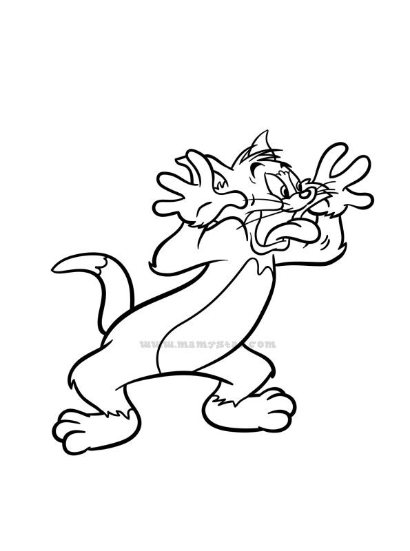 tom & jerry coloring pages