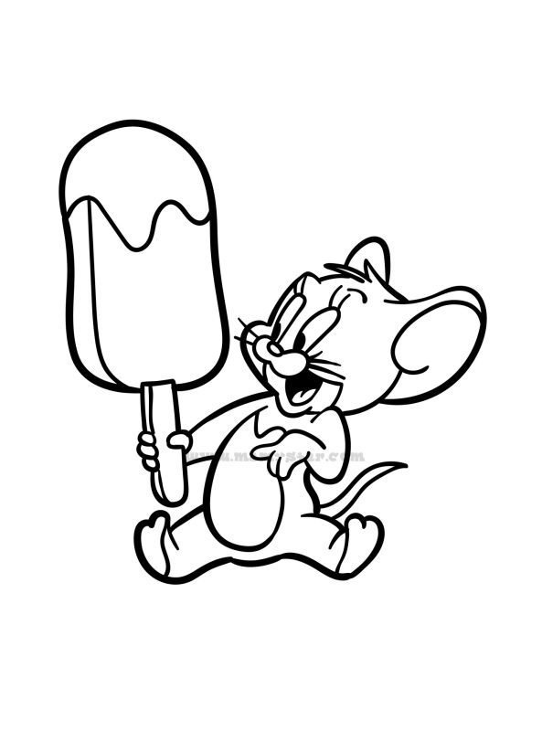 jerry coloring pages