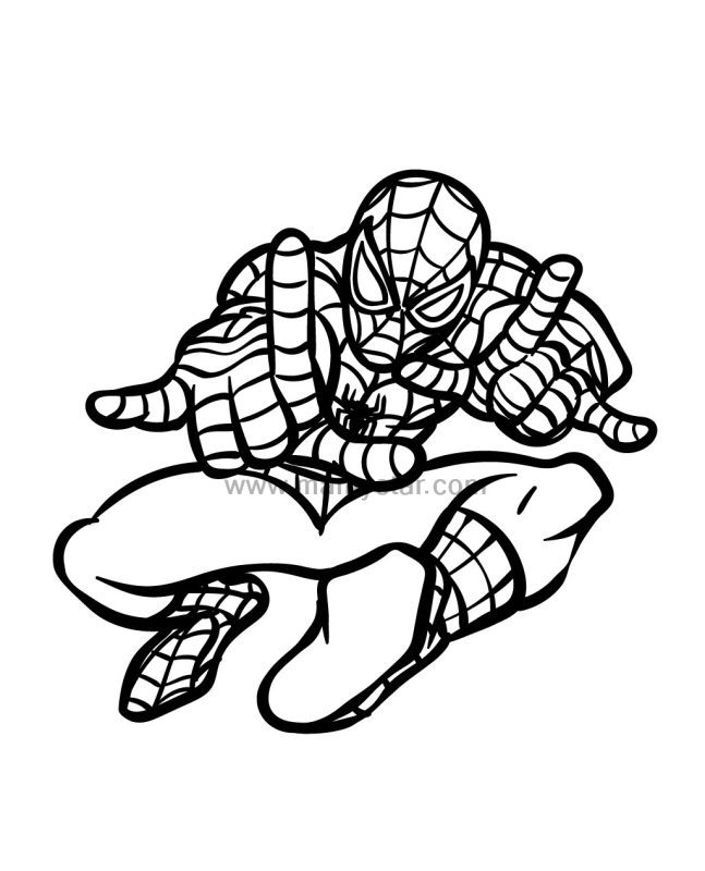 amazing spiderman coloring pages