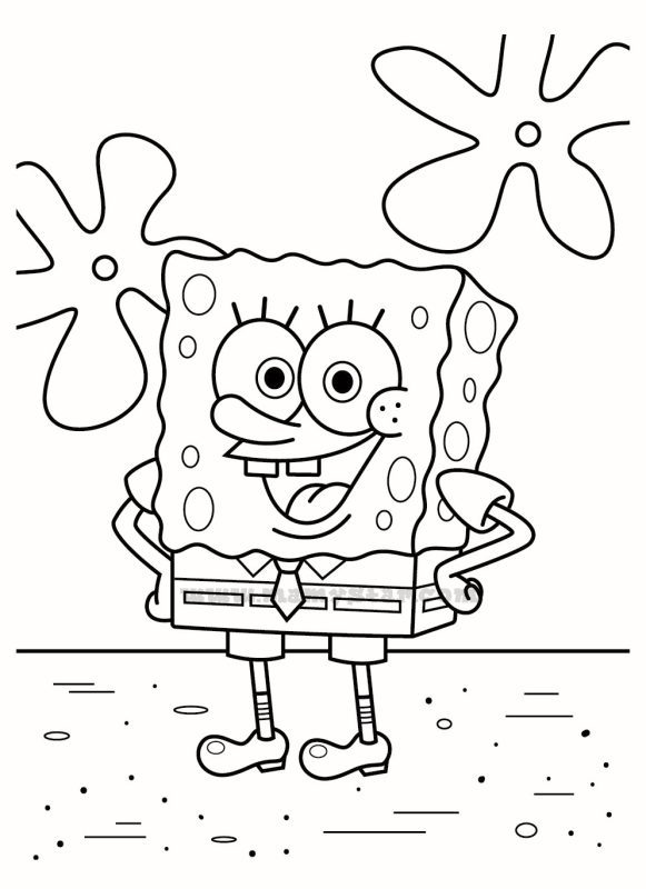 spongebob pictures to color