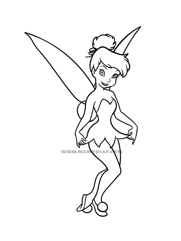 tinkerbell coloring