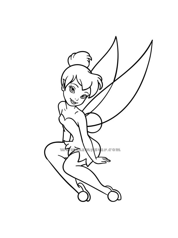 tinkerbell fairies coloring pages