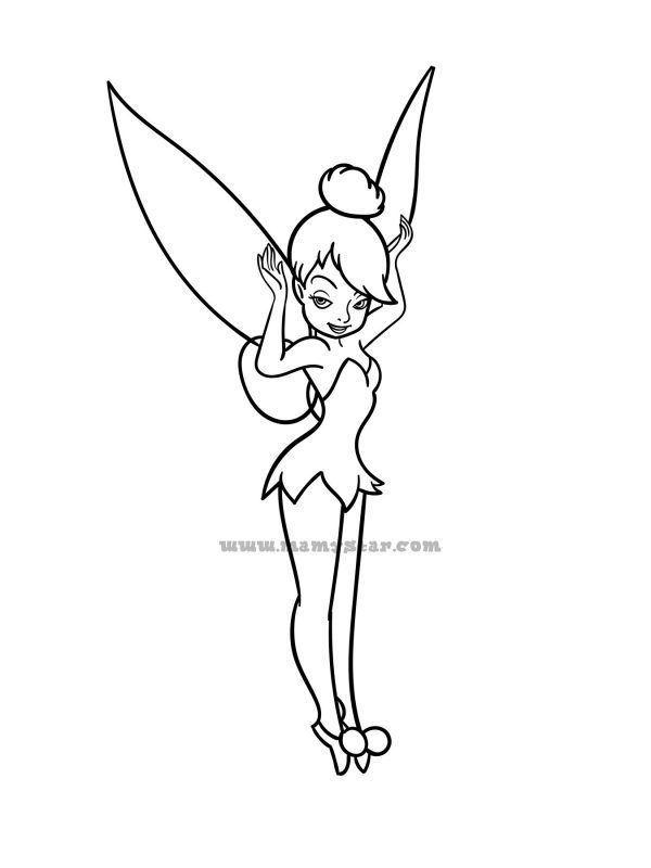 tinkerbell coloring sheets