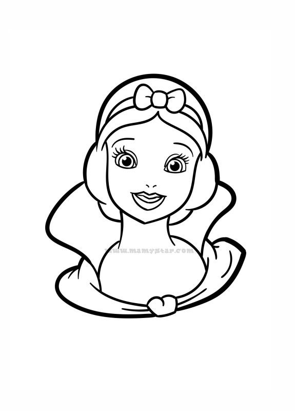 free snow white coloring pages