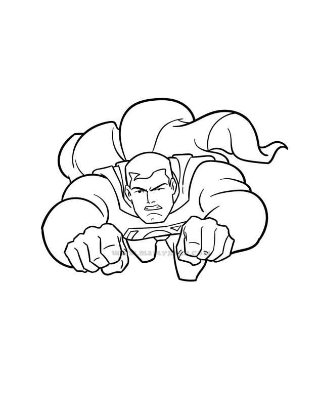 batman and superman drawing