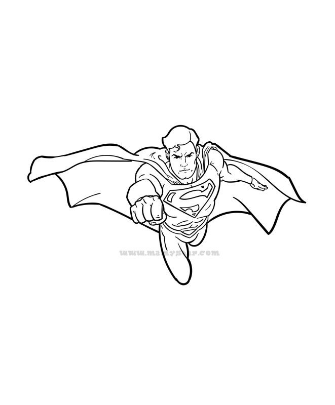 superman coloring pictures