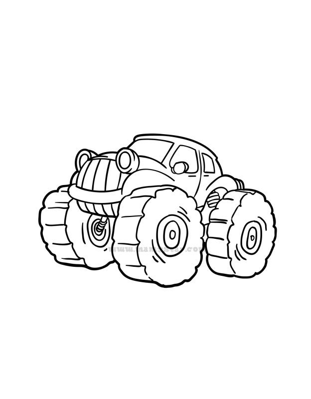 monster jam coloring sheets