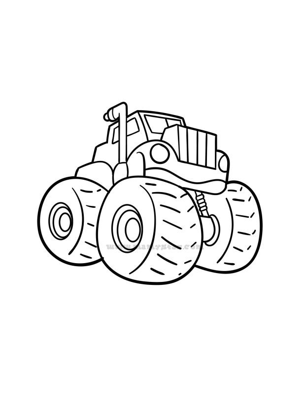 monster jam coloring pages