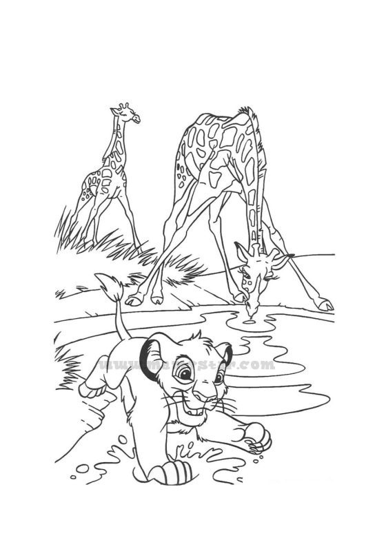 lion king coloring pictures