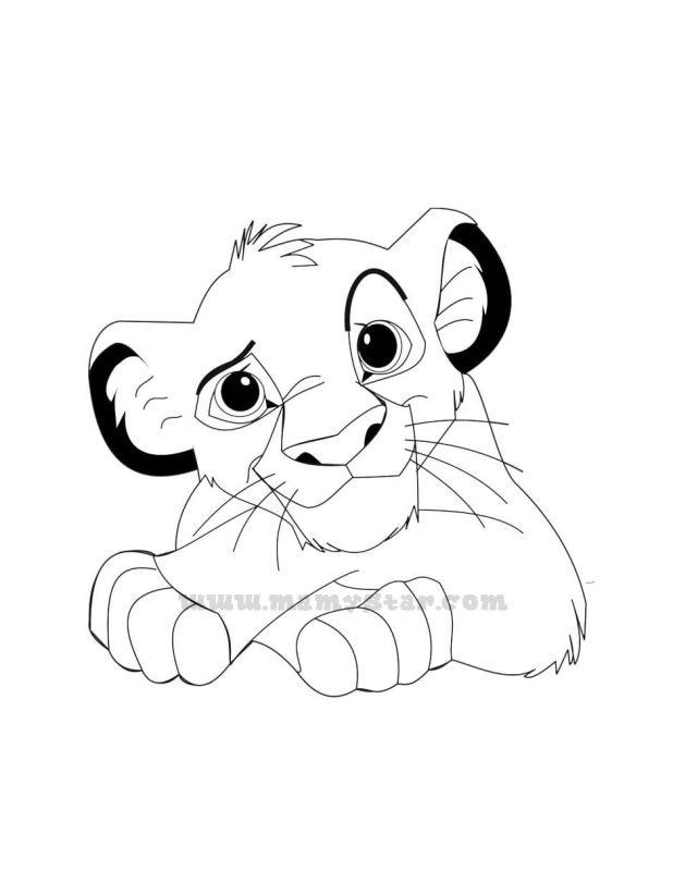 lion king coloring sheets